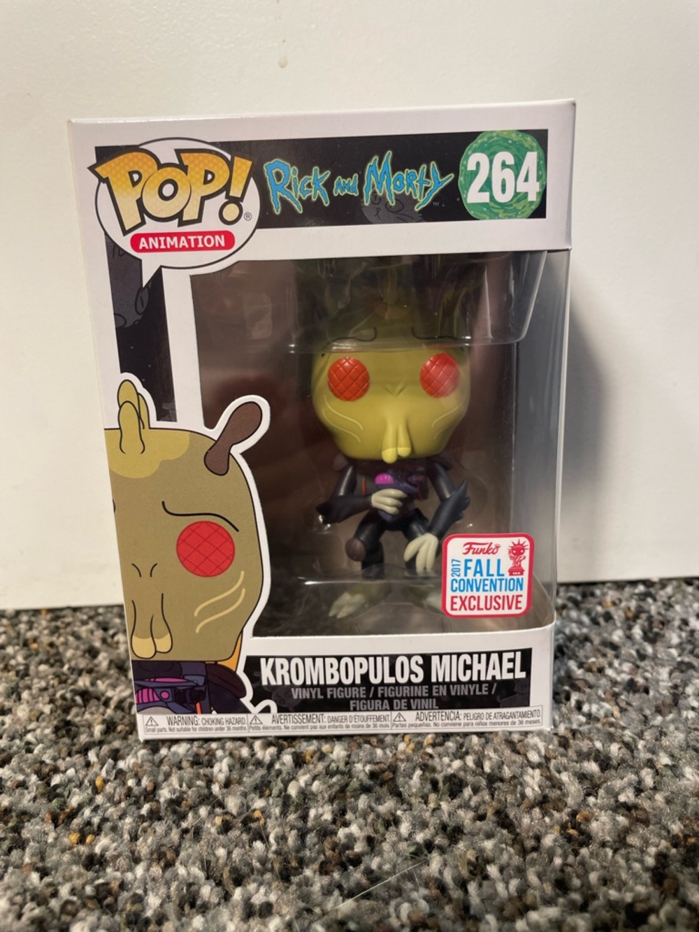 Funko Pop! Rick and Morty Krombopulos Michael Vinyl Figure - ConventionEx.
